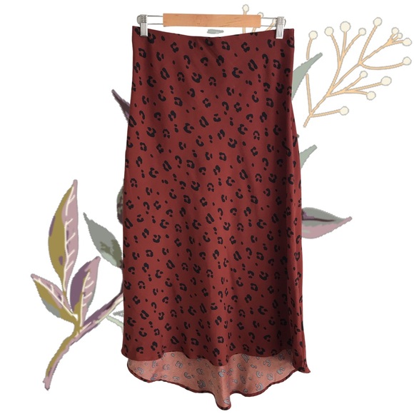 Edited Dresses & Skirts - ED•IT•ED Animal Print Long Maxi Skirt